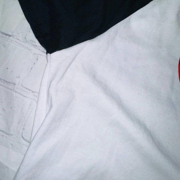 NWOT Women’s Medium USBD Plaid Deer Graphic 3/4 Sleeve Jersey Style TShirt - Picture 5 of 7